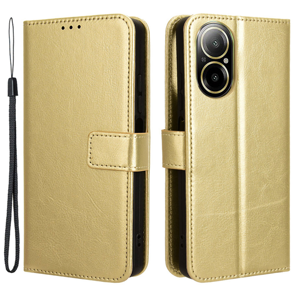 For Realme C67 4G / 12 Lite 4G Case Crazy Horse Texture Leather Flip Wallet Phone Cover For Realme C67 4G / 12 Lite 4G Case Crazy Horse Texture Leather Flip Wallet Phone Cover